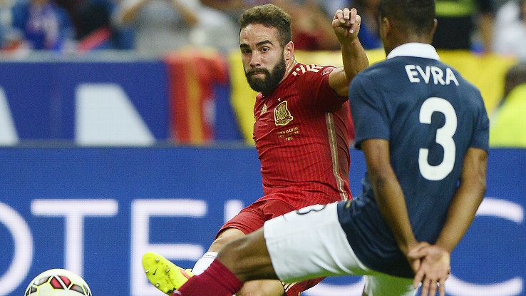 Карвахал пропуска Евро 2016