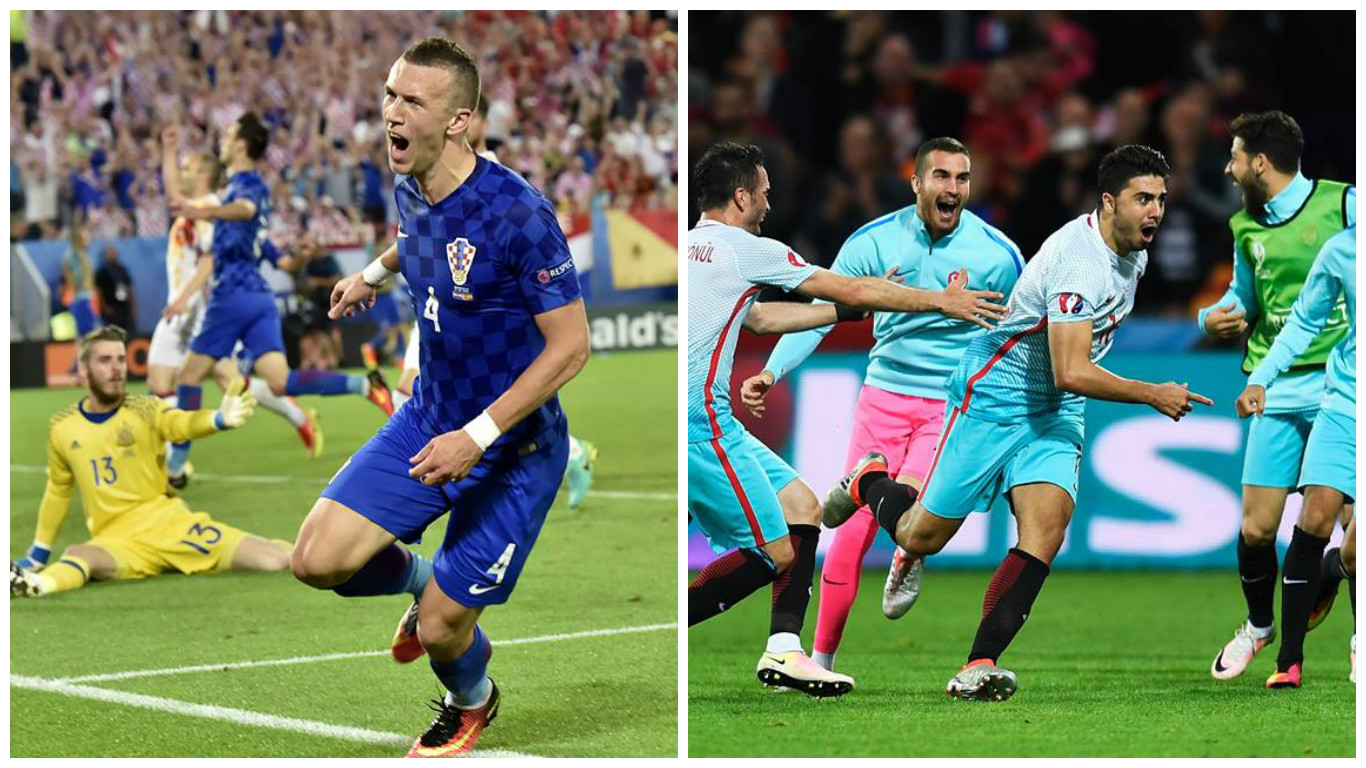 Хърватска наказа Испания в края след уникална драма.Турция чака чудо.